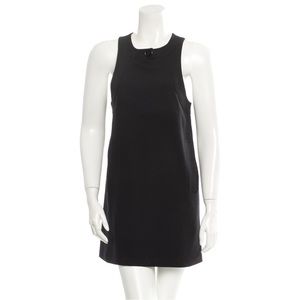 Black Robert Rodriguez Sleeveless Dress with Dual Pockets